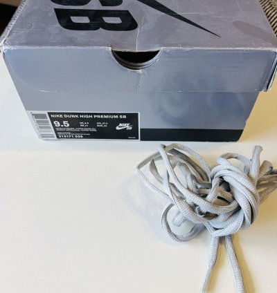 Nike Sb Dunk High Silver Box