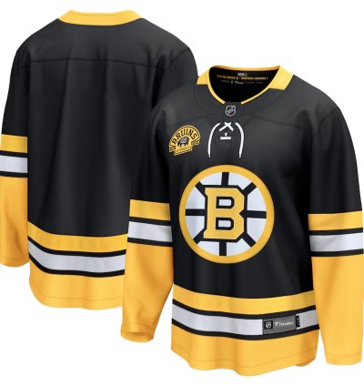 Mens Boston Bruins 100th Anniversary Premier Breakaway Jersey Black