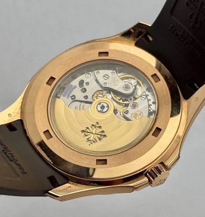 Patek Philippe Aquanaut Brown Dial Rose Gold