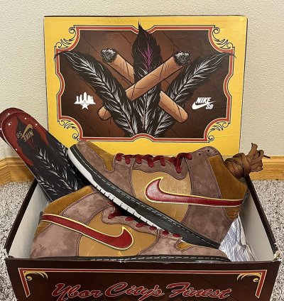 Nike Sb Dunk High Spot Cigar City Special Box