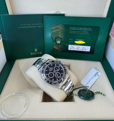 Rolex Daytona 126500ln Black Dial 2024
