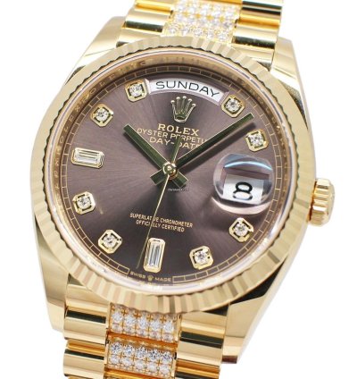 Rolex Day-date 36 128238a Automatic Yellow Gold Like New Unworn