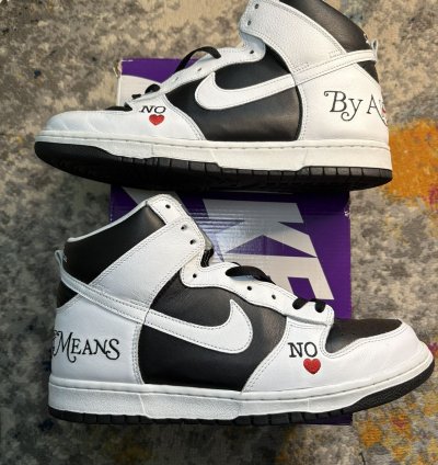 Nike Sb Dunk High Supreme Stormtrooper Black Size 12