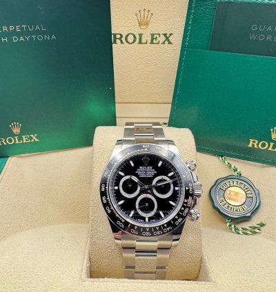 Rolex Daytona 126500ln Black Dial New 2025