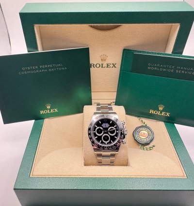 Rolex Daytona 126500ln Black Dial New 2025