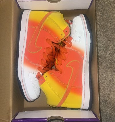 Nike Sb Dunk High Sweet Tooth Candy Corn