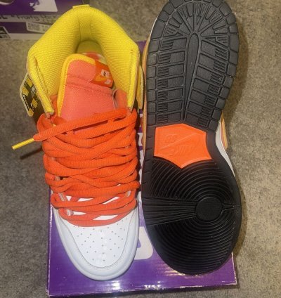 Nike Sb Dunk High Sweet Tooth Candy Corn