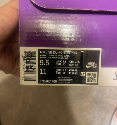 Nike Sb Dunk High Sweet Tooth Candy Corn