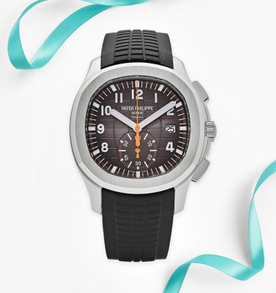 Patek Philippe Aquanaut Chronograph 5968a-001 Tiffany And Co Stainless Steel Black Dial 2023