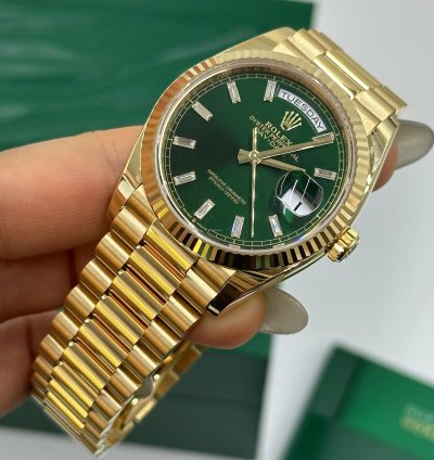 Rolex Day-date 36 128238a Bright Green