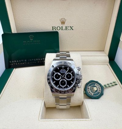 Rolex Daytona 126500ln Black Dial Unworn 2025