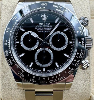 Rolex Daytona 126500ln Black Dial Unworn 2025