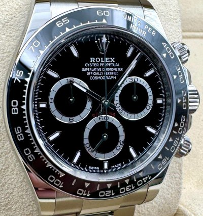 Rolex Daytona 126500ln Black Dial Unworn 2025
