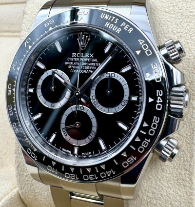 Rolex Daytona 126500ln Black Dial Unworn 2025