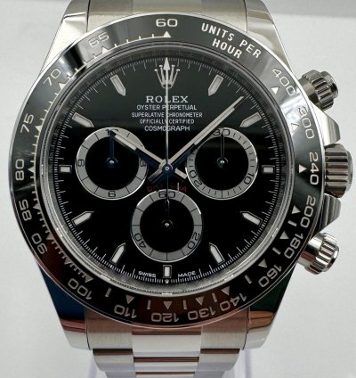 Rolex Daytona 126500ln Black Dial Unworn 2025