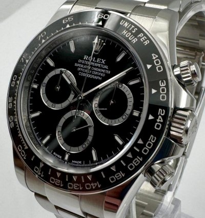 Rolex Daytona 126500ln Black Dial Unworn 2025