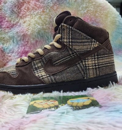 Nike Sb Dunk High Tweed