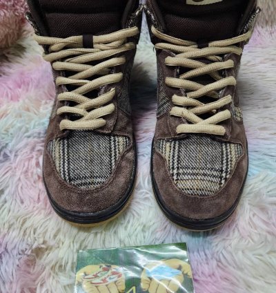 Nike Sb Dunk High Tweed