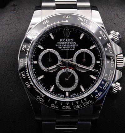 Rolex Daytona 126500ln Black Dial Unworn Full Set