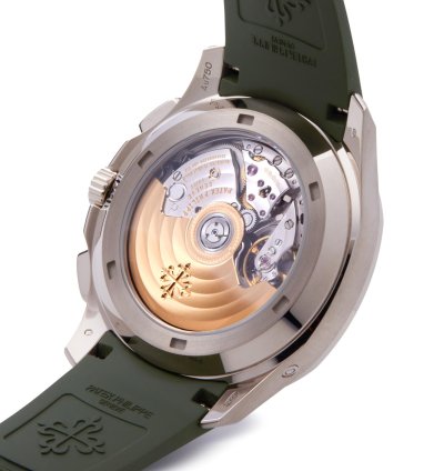 Patek Philippe Aquanaut Chronograph Khaki 18k White Gold 5968g-010 - Ats-w007769