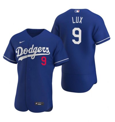 Los Angeles Dodgers Gavin Lux Royal Alternate Authentic Jersey