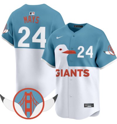 Willie Mays Jersey 24 San Francisco Giants Seagull 2025 Vapor Premier Limited Stitched