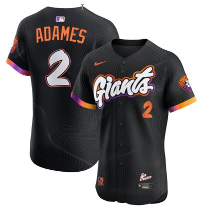 Willy Adames Jersey 2 San Francisco Giants 2025 City Connect Vapor Premier Elite Stitched