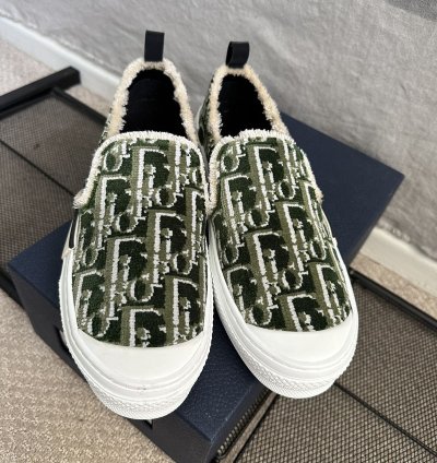 Dior Tapestry B23 Slip On Oblique Monogram Sneaker Size 43