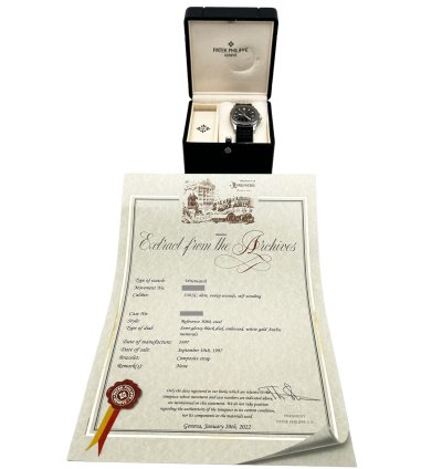Patek Philippe Aquanaut First Generation With Extract Of Archives Box