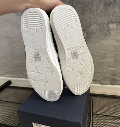 Dior Tapestry B23 Slip On Oblique Monogram Sneaker Size 43