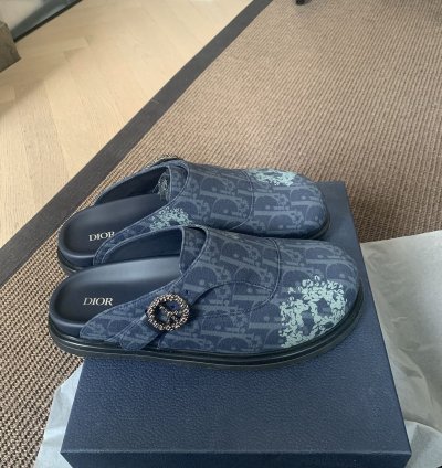 Dior Tears Aqua Mule Do Denim Tears