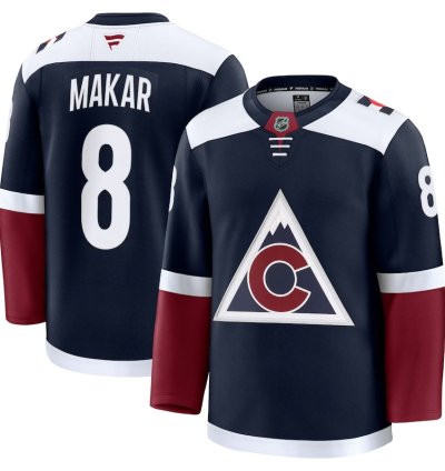 Colorado Avalanche 8 Cale Makar Alternate Premium Jersey Navy