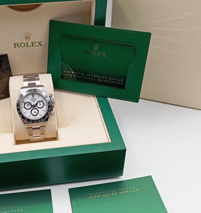 Rolex Daytona 126500ln Panda Dial New 2024 Full Set