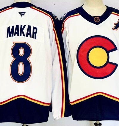 Mens Colorado Avalanche 8 Cale Makar Jersey