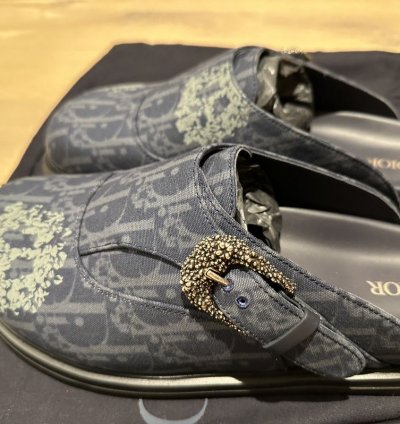 Dior Tears Oblique Mules