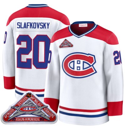 Juraj Slafkovsky Jersey 20 Montreal Canadiens Timeless Premium Stitched 1992 Blue Line