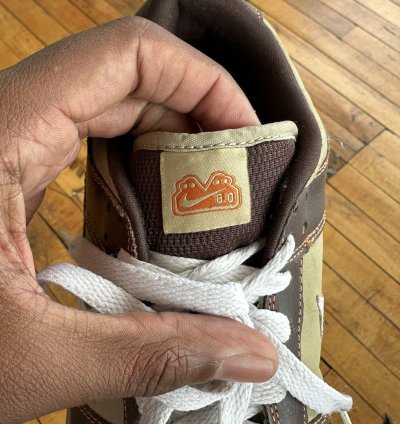 Nike Sb Dunk Low 6 0 Nke Tweed - Baroque Brown Khaki Orange