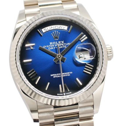 Rolex Day-date 36 128239 Automatic White Gold Like New Unworn