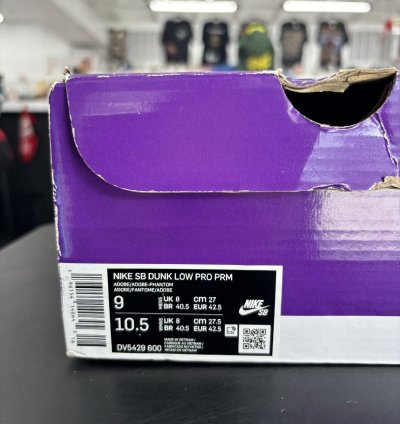 Nike Sb Dunk Low Adobe Sz 9 2023
