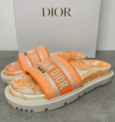 Dior Womens Dway Slides Size Us 7 5 Uk 5 Slippers Beach