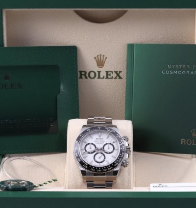 Rolex Daytona 126500ln Wei Neu 2025 Full Set New Reference Panda