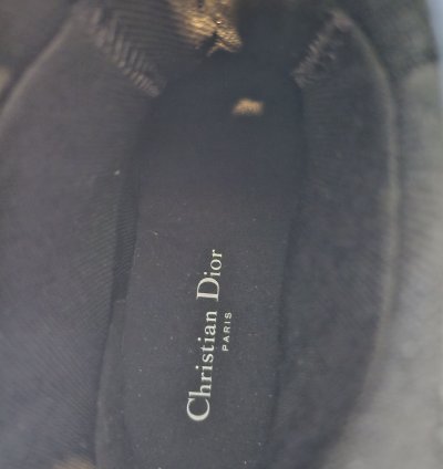 Dioralps Snow Ankle Boot Deep Blue Dior Oblique Shiny Nylon