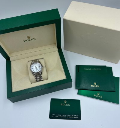 Rolex Day-date 36 128239 Ng White Gold Mother-of-pearl Diamond President