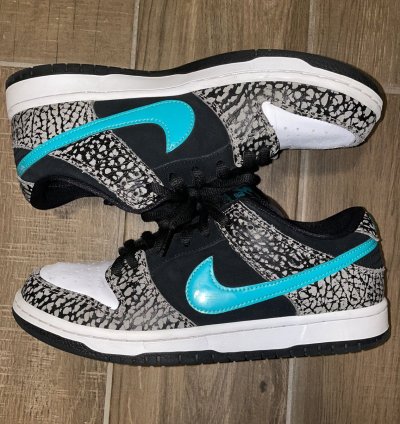 Nike Sb Dunk Low Atmos Elephant Skate Shoe