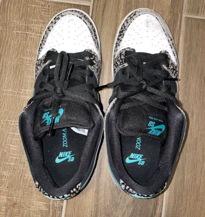 Nike Sb Dunk Low Atmos Elephant Skate Shoe