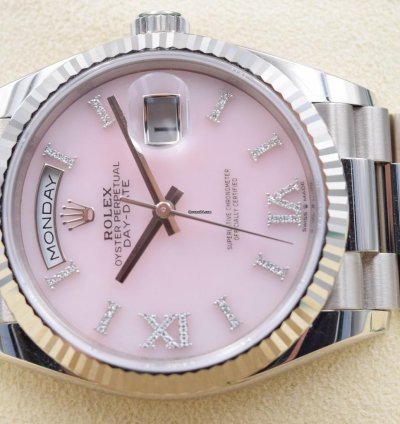 Rolex Day-date 36 128239 Opal Dial Boite Papiers 2021