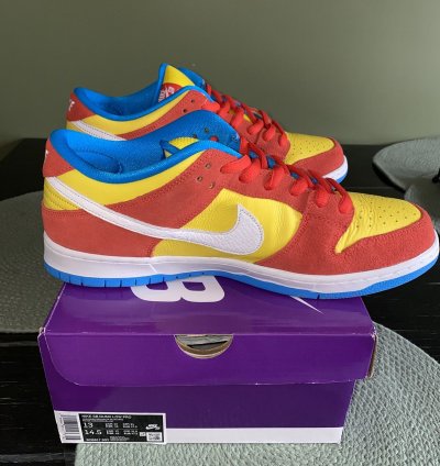 Nike Sb Dunk Low Bart Simpson