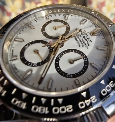 Rolex Daytona 126500ln White Dial Chrono Cosmograph Panda
