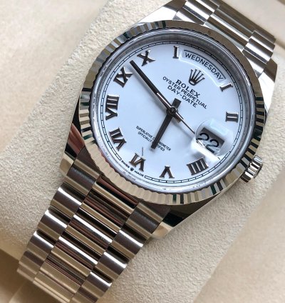 Rolex Day-date 36 128239 White Roman