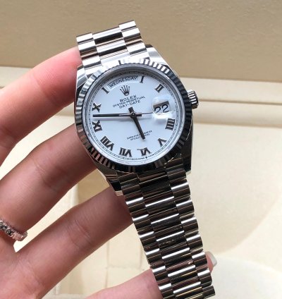 Rolex Day-date 36 128239 White Roman